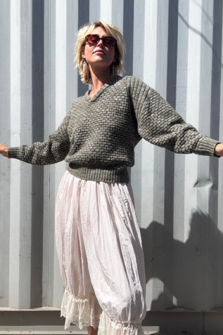 Vintage 1980s Knit Sweater Selected by Kikos Kloset