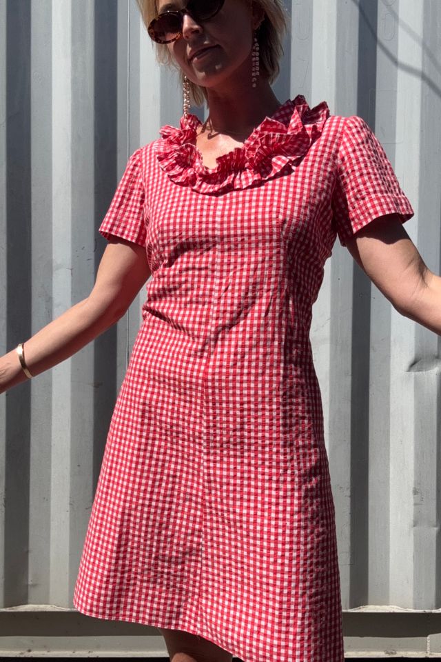Vintage 1970s Gingham Dress Selected by Kikos Kloset #1