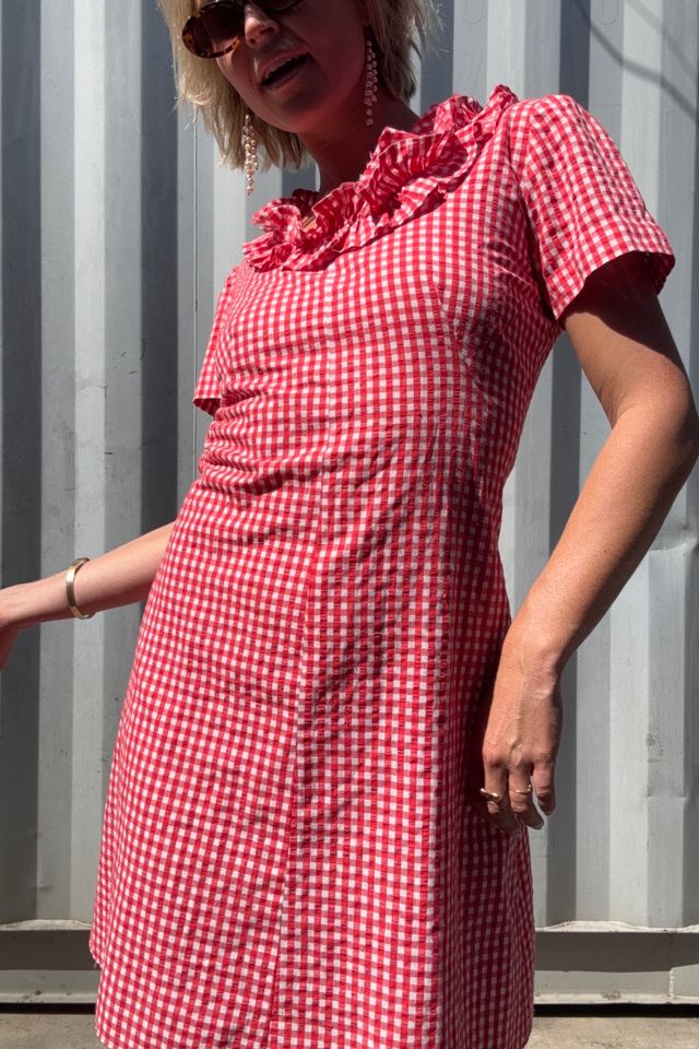 Vintage 1970s Gingham Dress Selected by Kikos Kloset #2