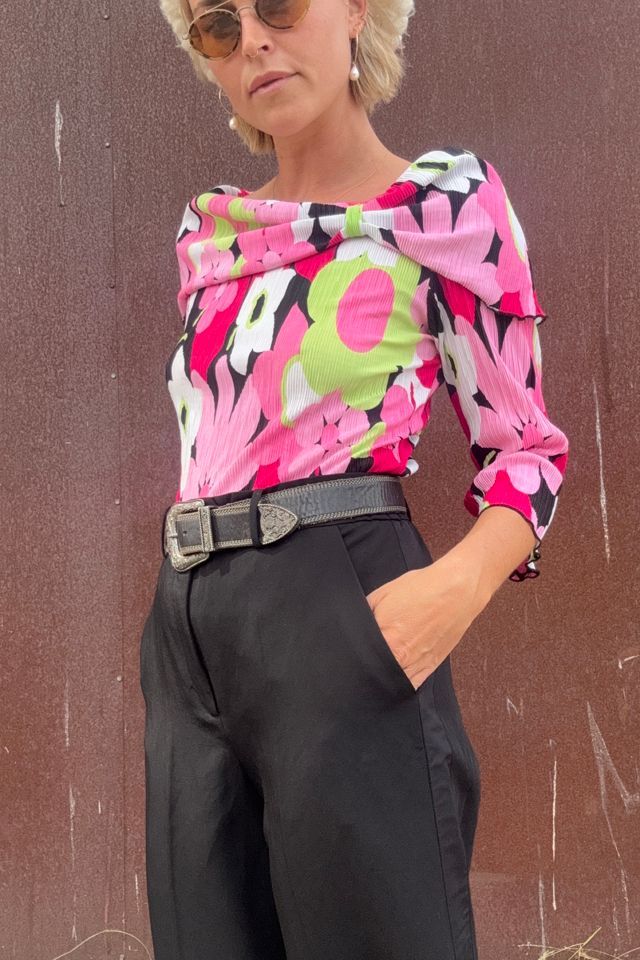Y2K Floral Blouse Selected by Kikos Kloset #2