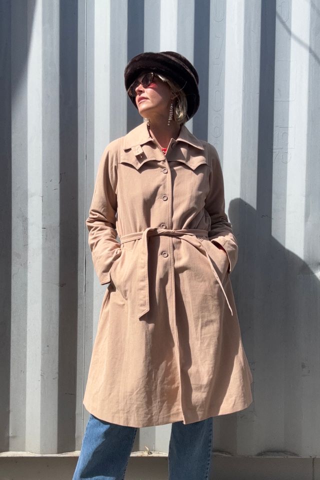 Vintage 1970s Trench Coat Selected by Kikos Kloset #1