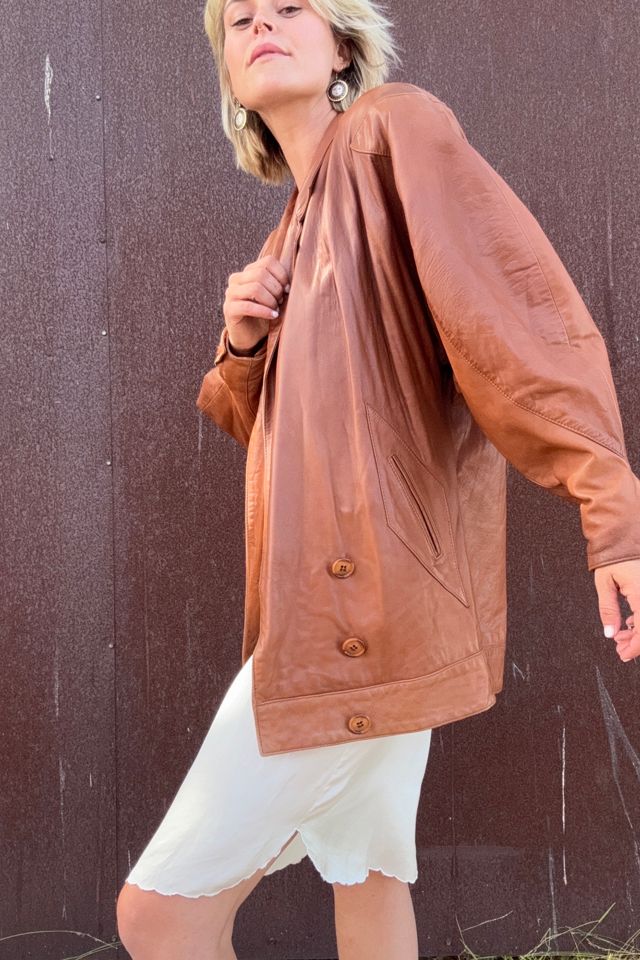 Vintage 1980s Leather Jacket Selected by Kikos Kloset #2
