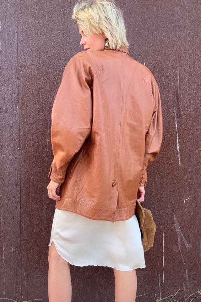 Vintage 1980s Leather Jacket Selected by Kikos Kloset #3