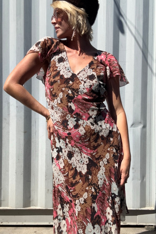 Vintage 1990s Bias Cut Dress Selected by Kikos Kloset