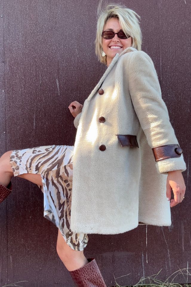 Vintage 1970s Faux Fur Coat Selected by Kikos Kloset #2