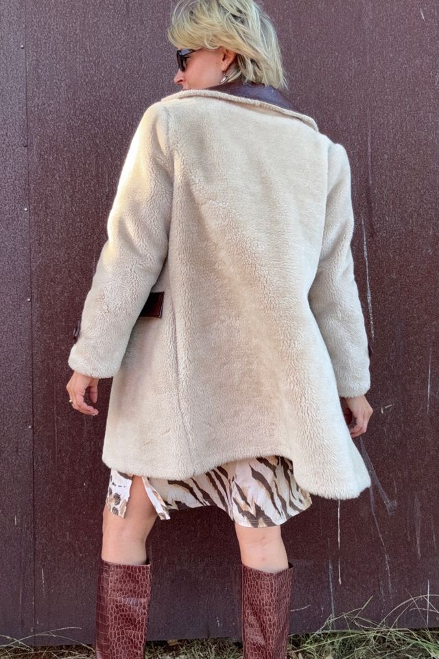 Vintage 1970s Faux Fur Coat Selected by Kikos Kloset #3
