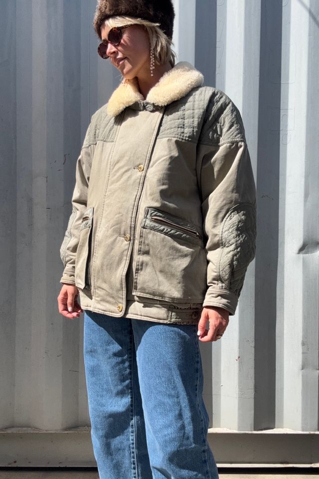 Vintage 1970s Goose Down Sherpa Jacket Selected by Kikos Kloset #1