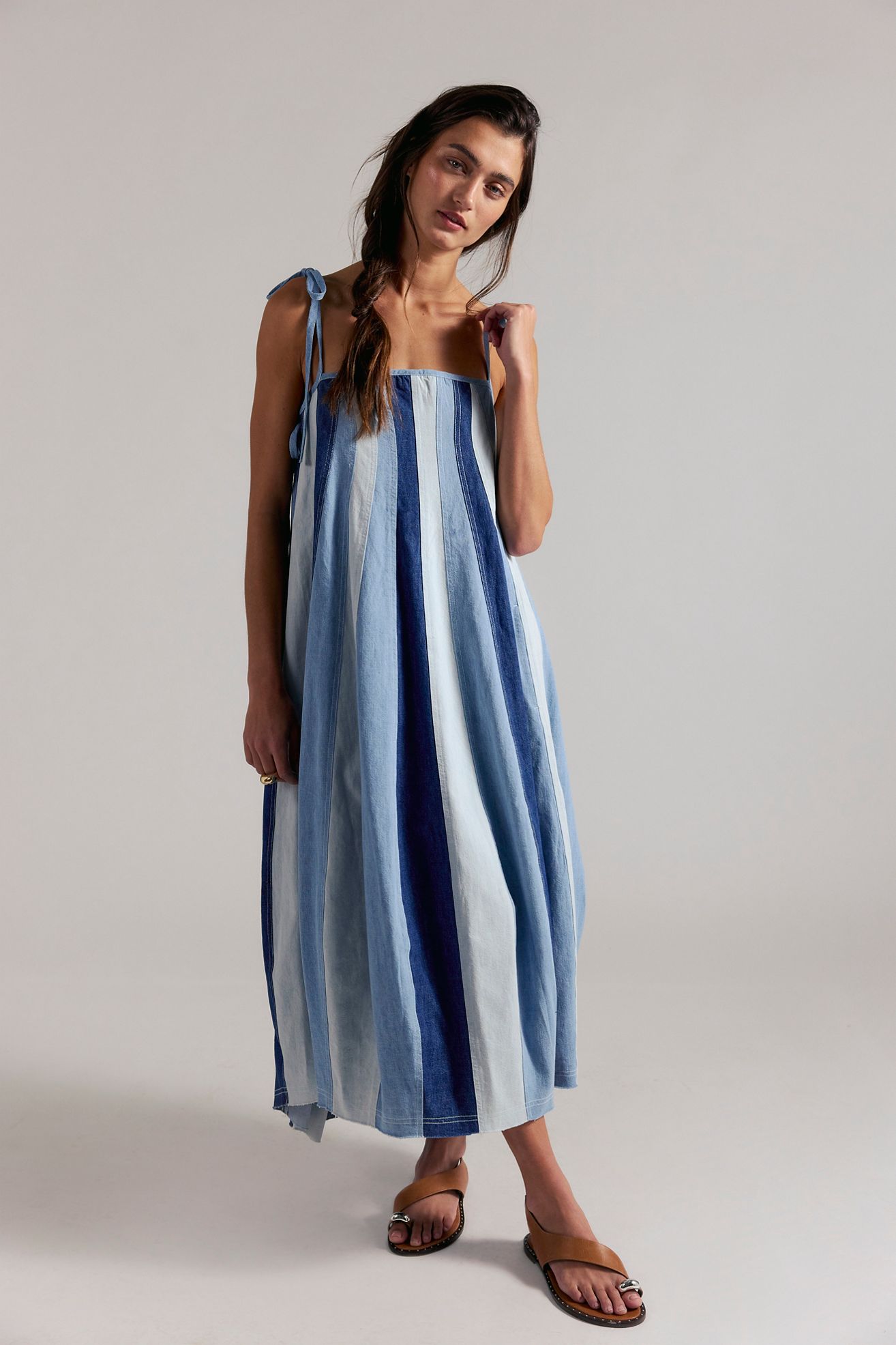 Latta Denim Midi Dress