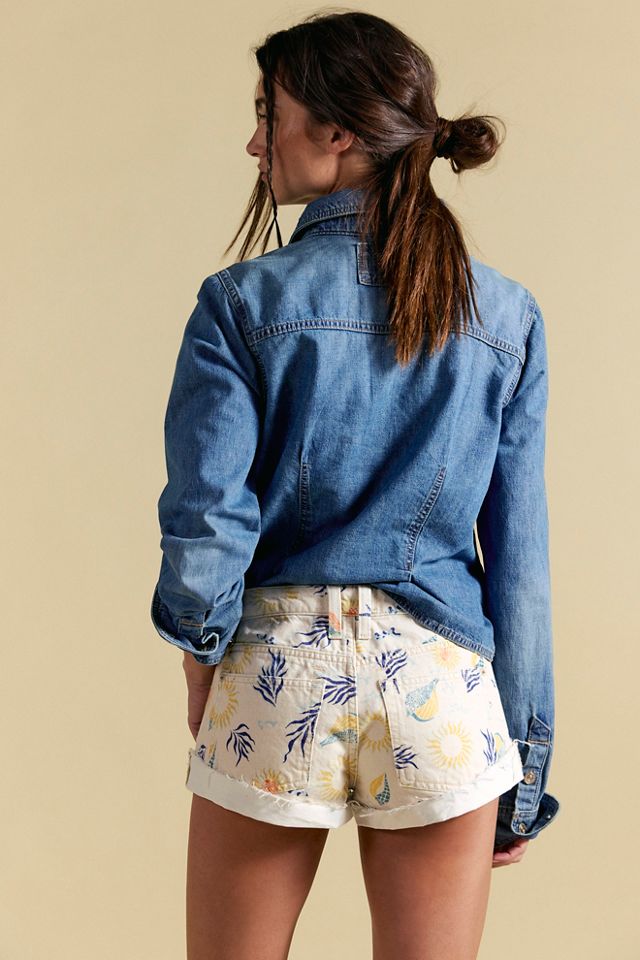 We The Free Cali Cuffed Printed Shorts #1