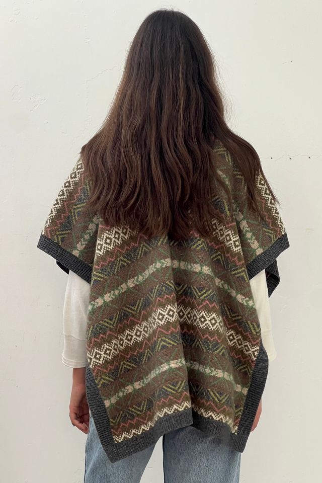 Anna Corinna Reworked Vintage Cashmere Poncho #2