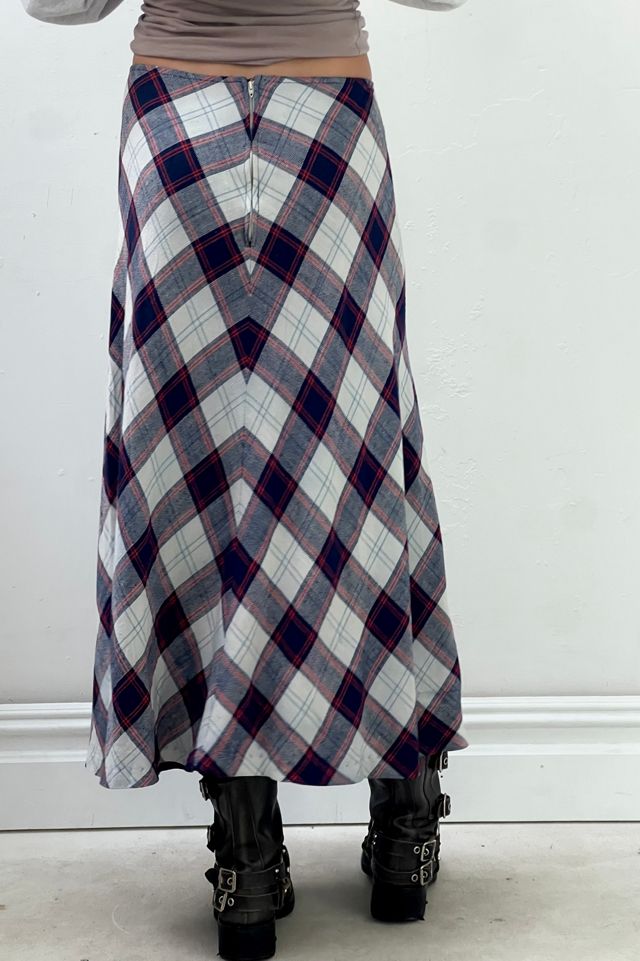 Vintage Wool Plaid Anne Klein Skirt Selected by Anna Corinna #2