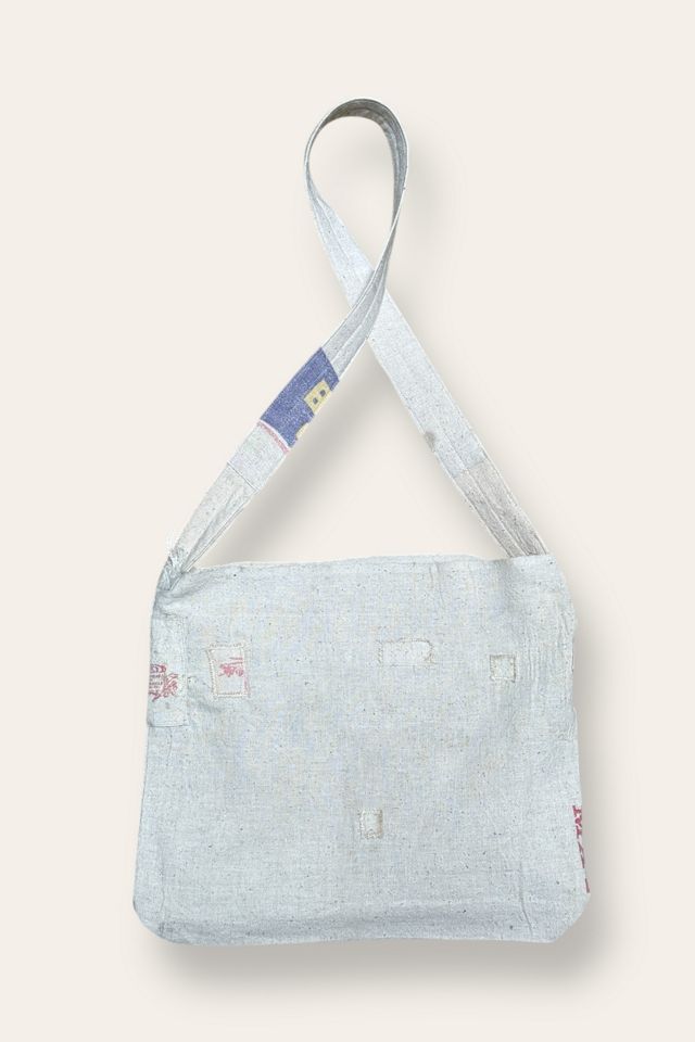 Vintage 1940's Seed Sack Reconstructed Maygold Bag Selected By Afterlife Boutique #2