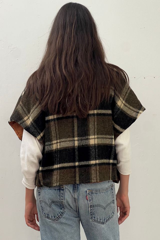Vintage Wool Demi Cape Jacket Selected by Anna Corinna #2