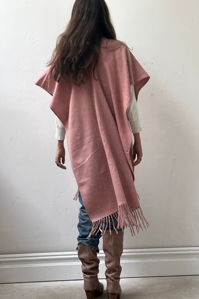 Anna Corinna Reworked Vintage Softest Pinky Poncho #2