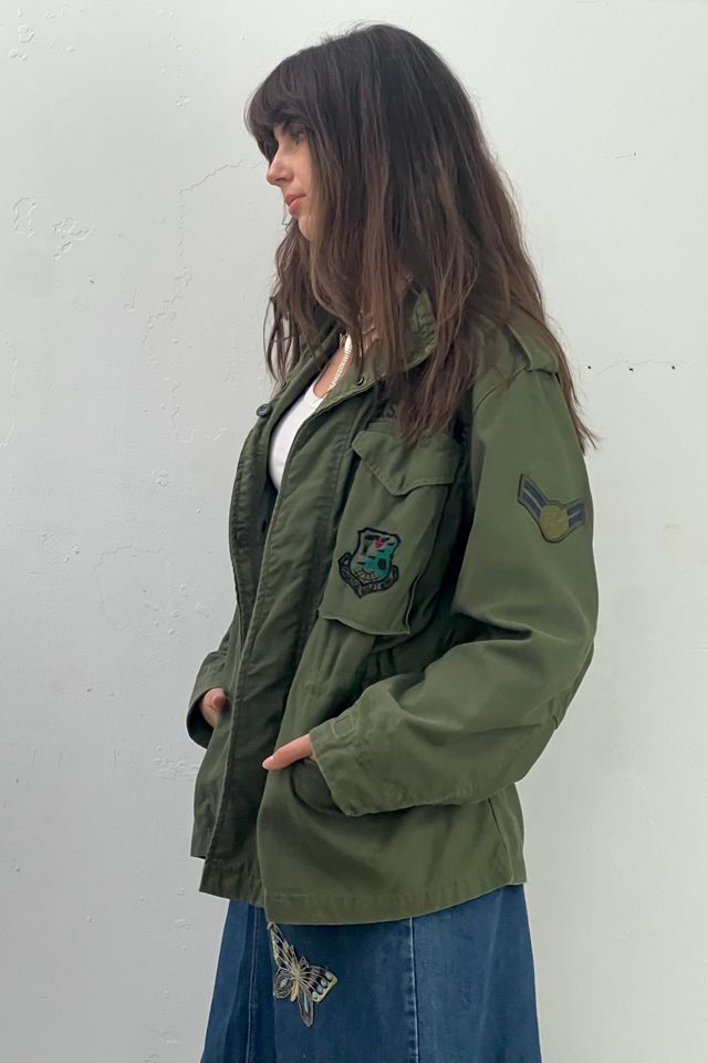 Anna Corinna Reworked Vintage Patched Airforce Jacket #2