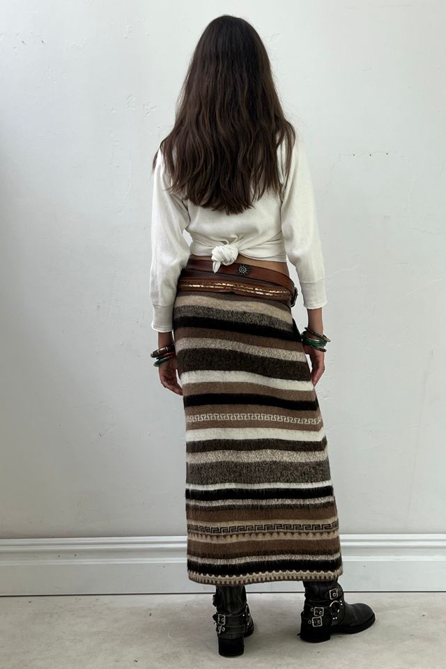 Vintage Knit Alpaca Skirt Selected by Anna Corinna #1