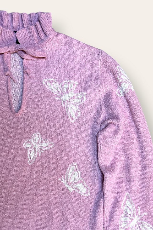Vintage 1970's Butterfly Sweater Selected By Afterlife Boutique #1