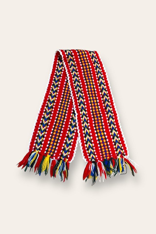 Vintage 1990's Woven Scarf Selected By Afterlife Boutique #1