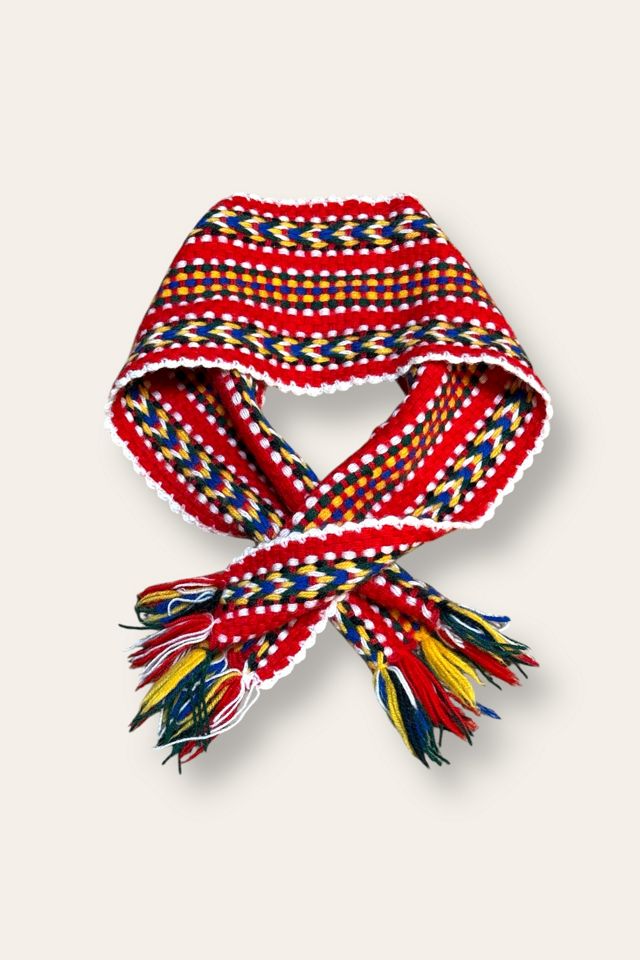 Vintage 1990's Woven Scarf Selected By Afterlife Boutique #2