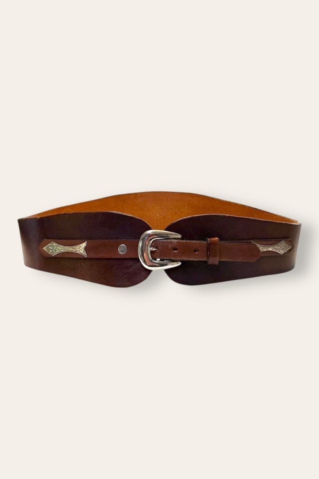 Vintage 1990's Leather Western Belt Selected By Afterlife Boutique #2