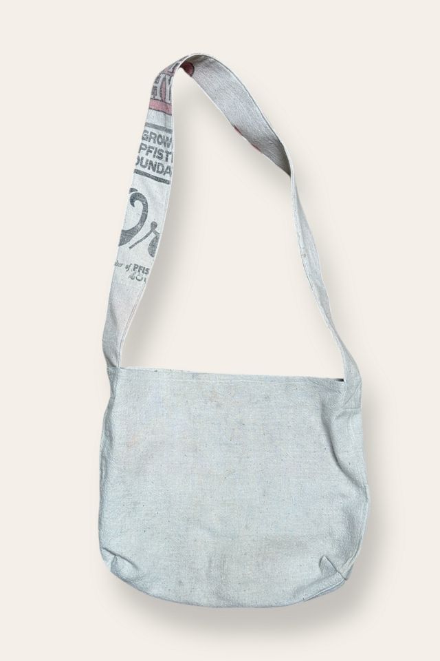 Vintage 1940's Seed Sack Reconstructed Bag Selected By Afterlife Boutique #1