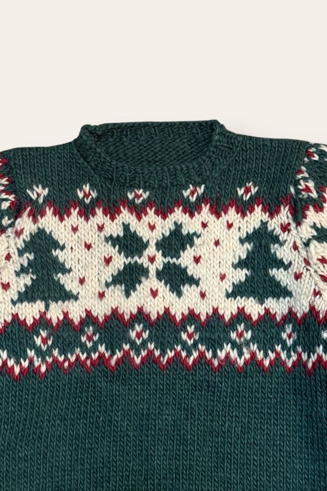 Vintage 1990's Handmade Winter Sweater Selected By Afterlife Boutique #1