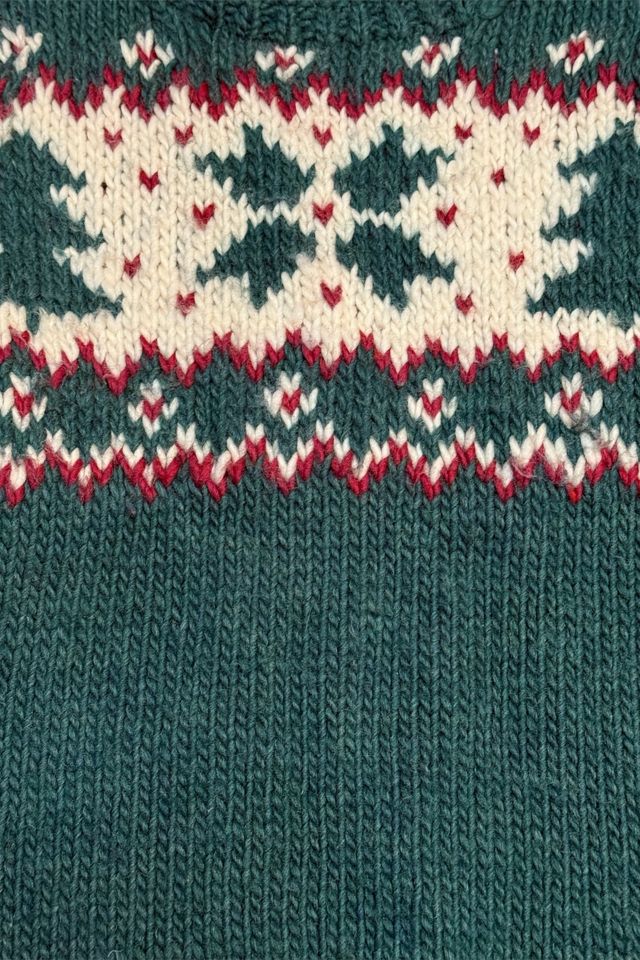 Vintage 1990's Handmade Winter Sweater Selected By Afterlife Boutique #2