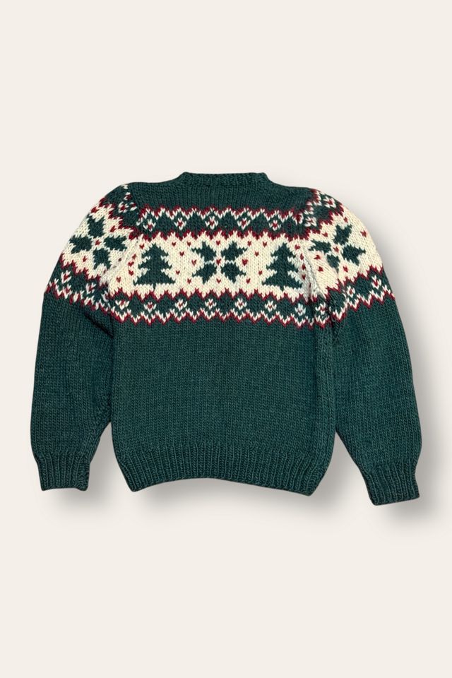 Vintage 1990's Handmade Winter Sweater Selected By Afterlife Boutique #3