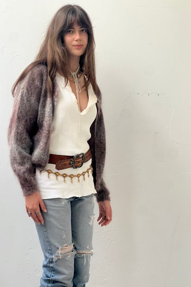 Vintage Fuzzy Cardi Sweater Selected by Anna Corinna #2