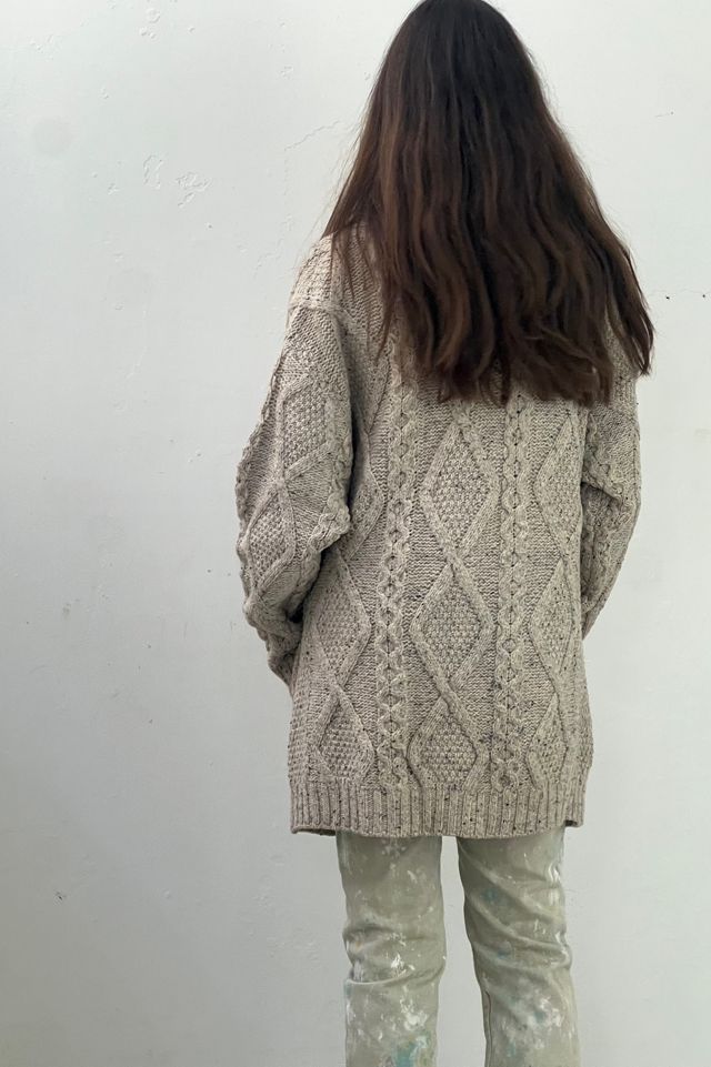 Vintage Irish Wool Cardigan Selected by Anna Corinna #2