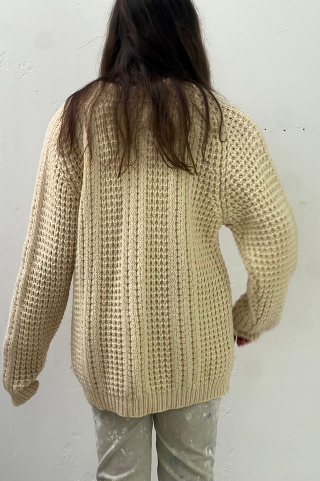 Vintage Handloomed Irish Fisherman Wool Sweater Selected by Anna Corinna #1