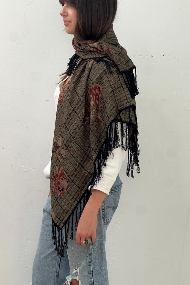 Vintage Ralph Lauren Wool Shawl Selected by Anna Corinna #1