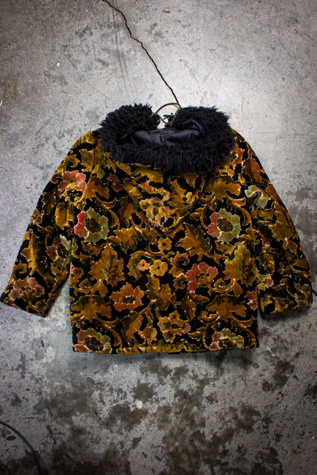 Женская куртка Black Shag Vintage 60s Tapestry Zip Up Jacket Selected, цвет: Разноцветный — фото 4