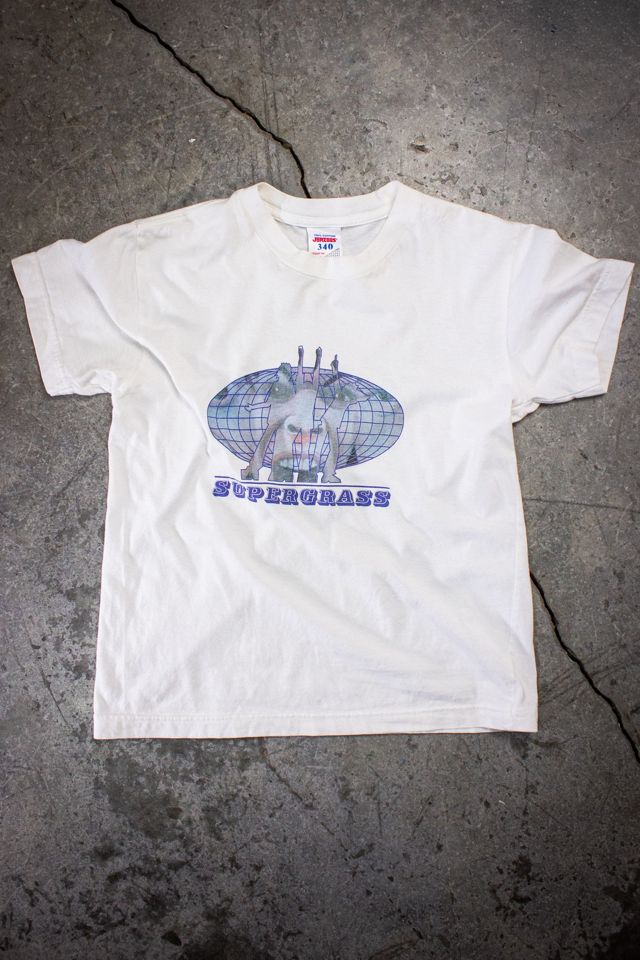 Vintage 1995 Supergrass T Shirt Concert T Shirt Selected by Black Shag Vintage #1