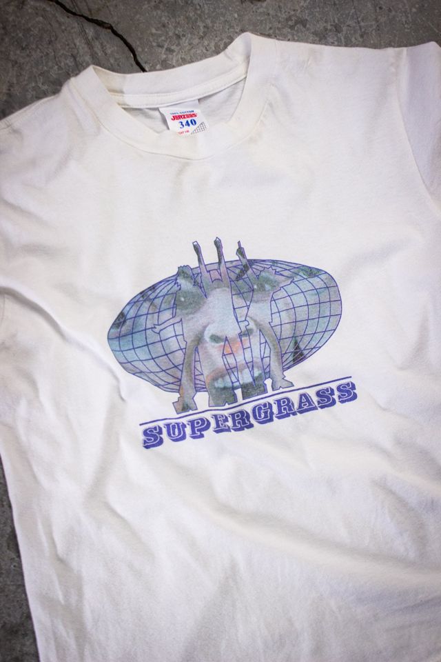 Vintage 1995 Supergrass T Shirt Concert T Shirt Selected by Black Shag Vintage #2