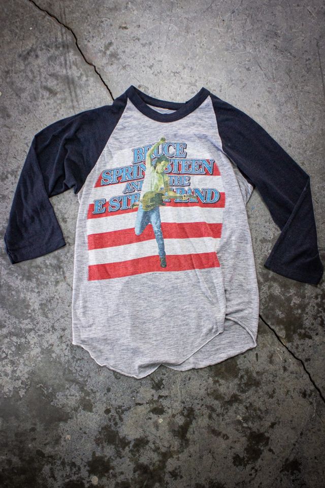 Vintage 1984/85 Bruce Springsteen Born in the USA Raglan Concert T Shirt Selected by Black Shag Vintage #2