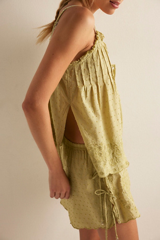 Little Love Lounge Set by Free People in Green, Size: L