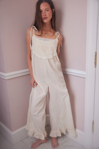 Little Love Romper by Intimately at Free People in White, Size: XS