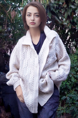 Vintage Fisherman's Cable Knit Sweater Selected by Garbage Soup