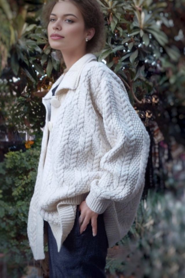 Vintage Fisherman's Cable Knit Sweater Selected by Garbage Soup #1
