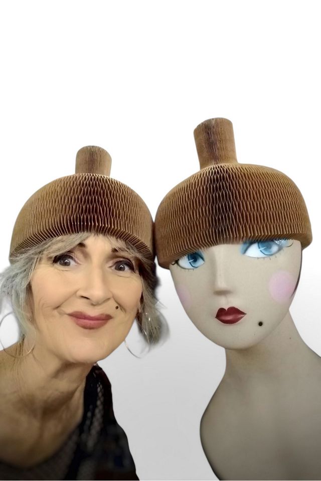 1980's Accordion Paper Convertible Hat Selected by Garbage Soup #1