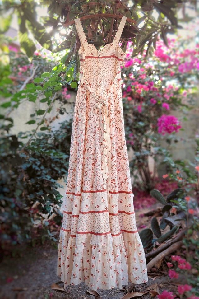Vintage 1970's Corset Maxi Dress Selected by Garbage Soup #1