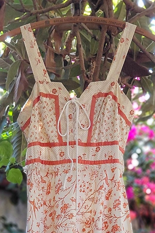 Vintage 1970's Corset Maxi Dress Selected by Garbage Soup #2