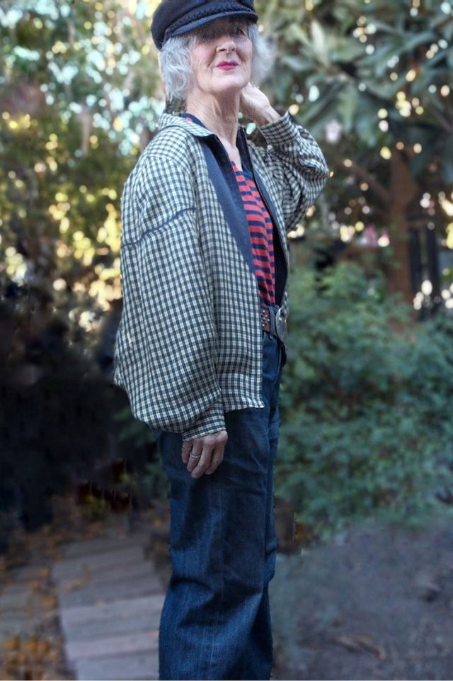 Vintage Gabardine Two Tone Jacket Selected by Garbage Soup #1