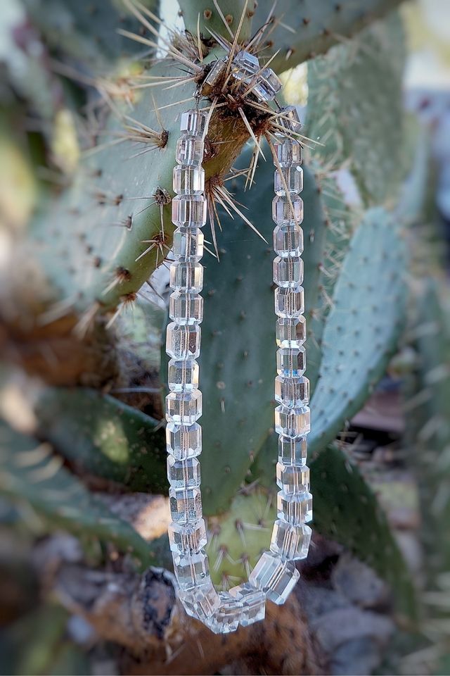 Art Deco Czeck Cut Glass Necklace Selected by Garbage Soup #1