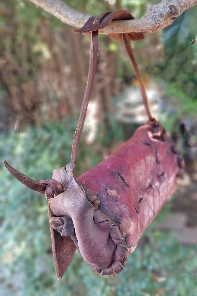 Handcrafted Leather Baguette Bag Selected by Garbage Soup #2