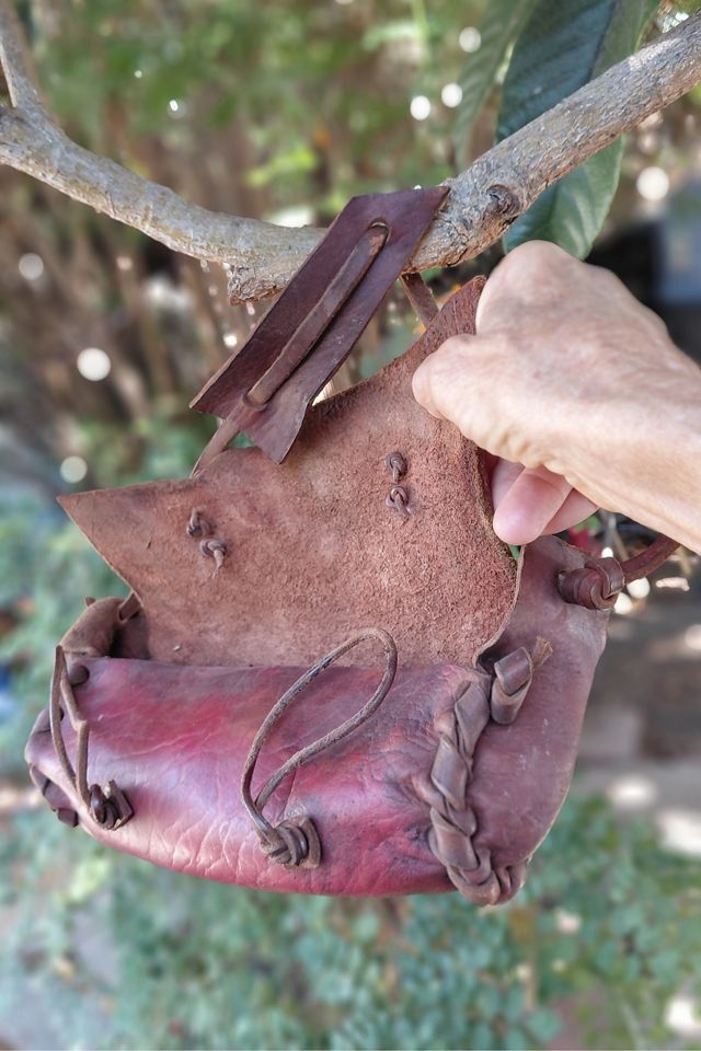 Handcrafted Leather Baguette Bag Selected by Garbage Soup #3