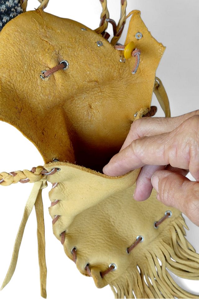 Handcrafted Chamois Leather Pouch Bag Selected by Garbage Soup #2