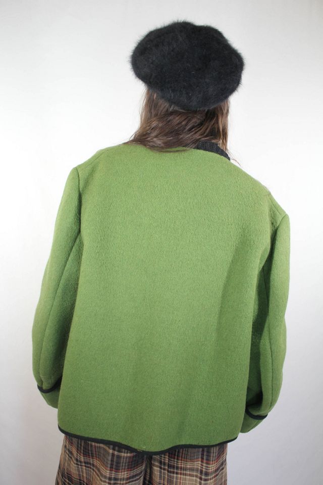 1960s Green Wool Quilted Austrian Jacket Selected By Moons + Junes Vintage #2
