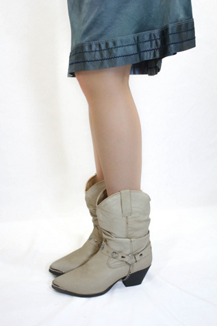 Deadstock Vintage Star Studded Harness Cowboy Boots Selected By Moons + Junes Vintage